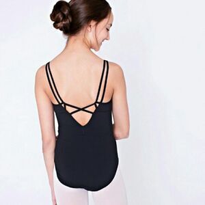 New IVIVVA Girls Pulse On Pointe Leotard Black 10
